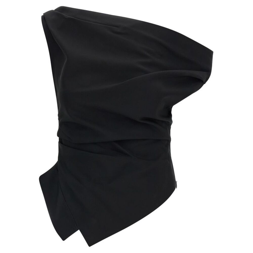Rohe Black Viscose Tank Women's Tops